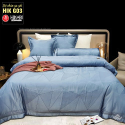 Chăn ga gối Hikari lụa gấm HIKG03