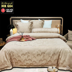 Chăn ga gối Hikari lụa gấm HIKG04