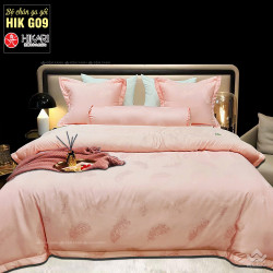 Chăn ga gối Hikari lụa gấm HIKG09