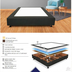 Divan Misuko vải Canvas không chần 