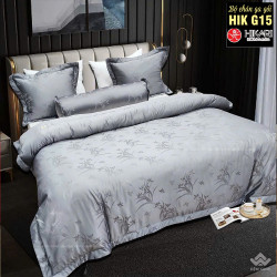 Chăn ga gối Hikari lụa gấm HIKG15