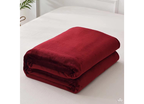 Chăn lông tuyết Blanket 2.5kg màu đỏ