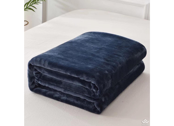 Chăn lông tuyết Blanket 2.5kg màu xanh than