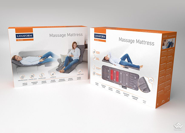 Đệm sưởi massage toàn thân Lanaform (57x170cm)