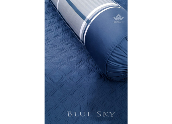 Chăn ga gối Hanvico Blue Sky Cotton T - DLQ163