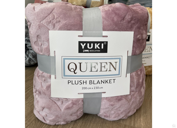 Chăn lông cừu Yuki 2kg màu tím