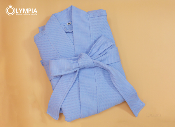 Áo choàng tắm Olympia Hotel màu xanh