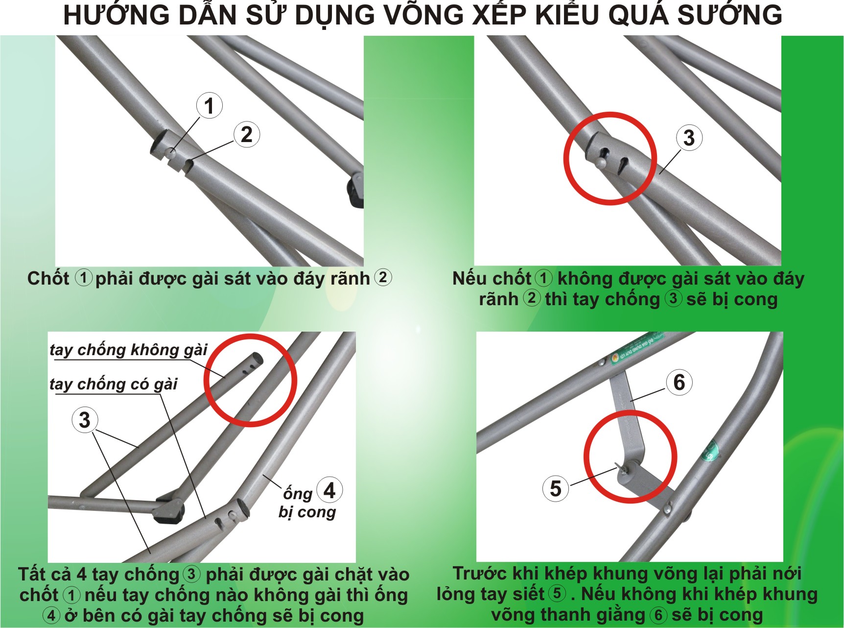 Khung võng Xếp Duy Lợi Inox Cỡ Nhỏ 6
