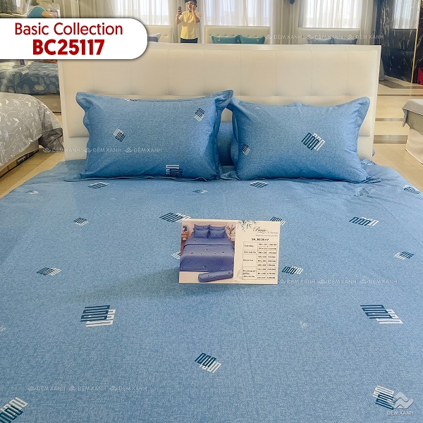 Chăn ga gối Sông Hồng Basic Cotton BC25117 1