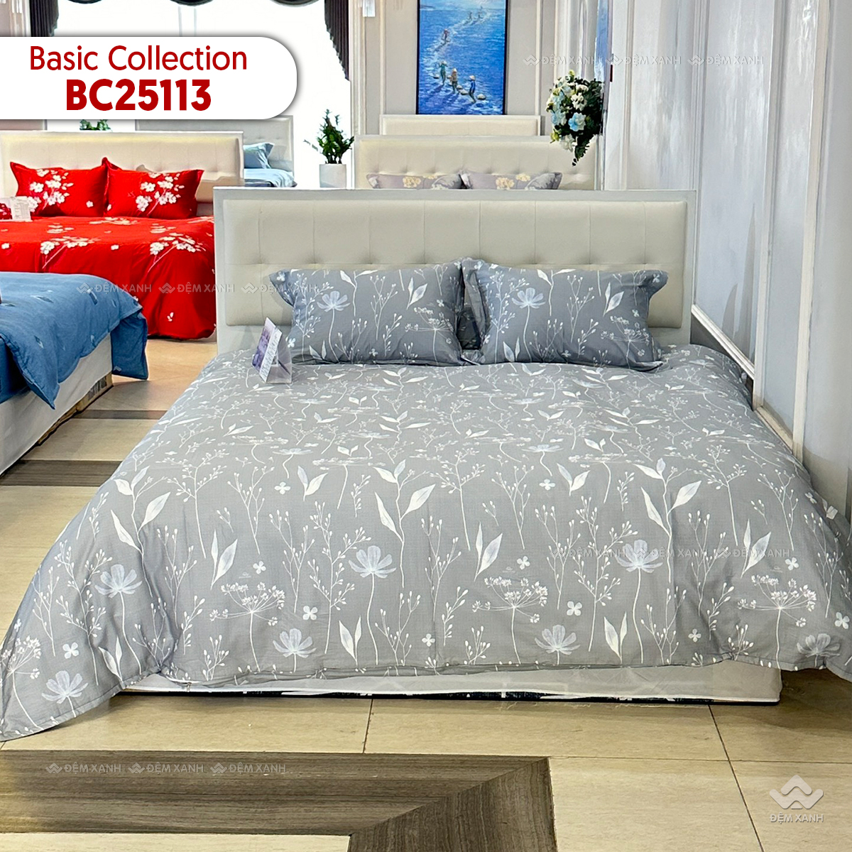 Chăn ga gối Sông Hồng Basic Cotton BC25113 3