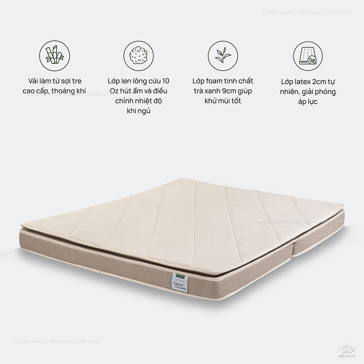 Đệm foam Artemis Nature Dream Original 3