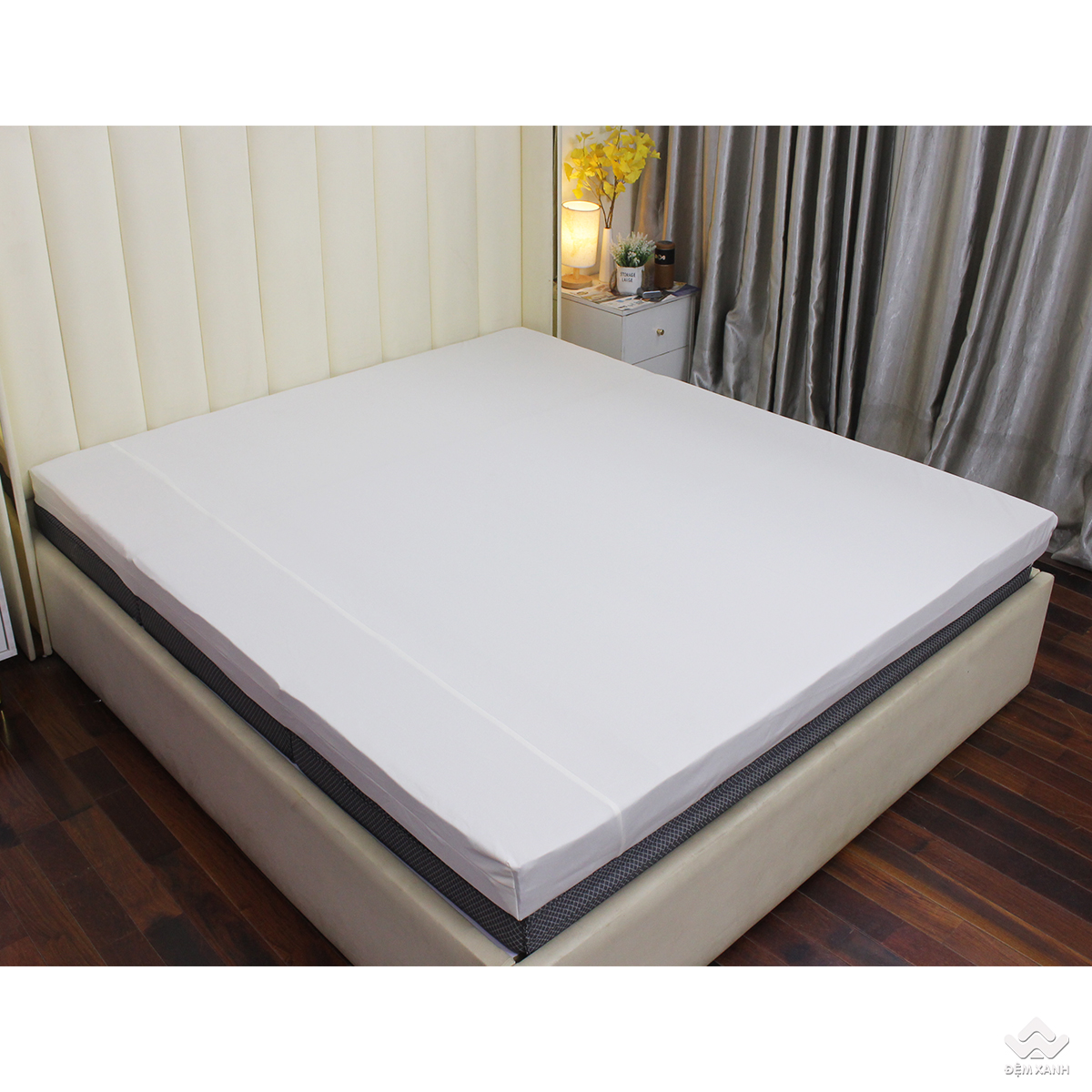 Áo bọc đệm cao su Olympia vải dệt kim vân chéo 11